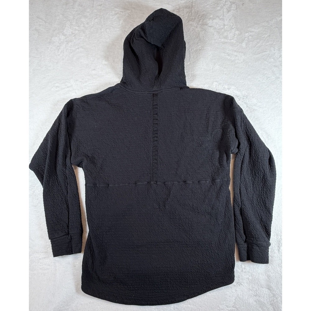 Nike Dri-Fit Yoga Hyper Dry Hoodie Men Sz S Black Lightweight Stretch Pullover - Picture 4 of 6